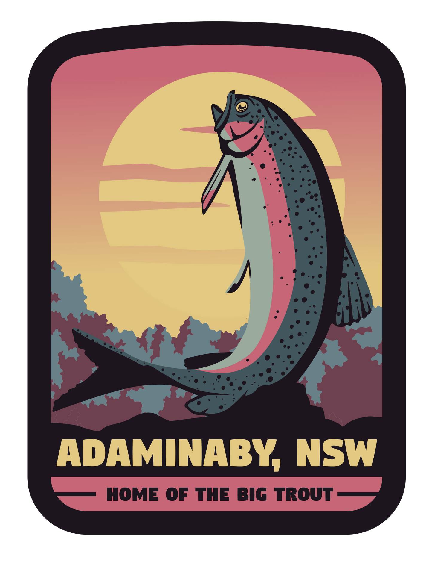 Adaminaby Sticker