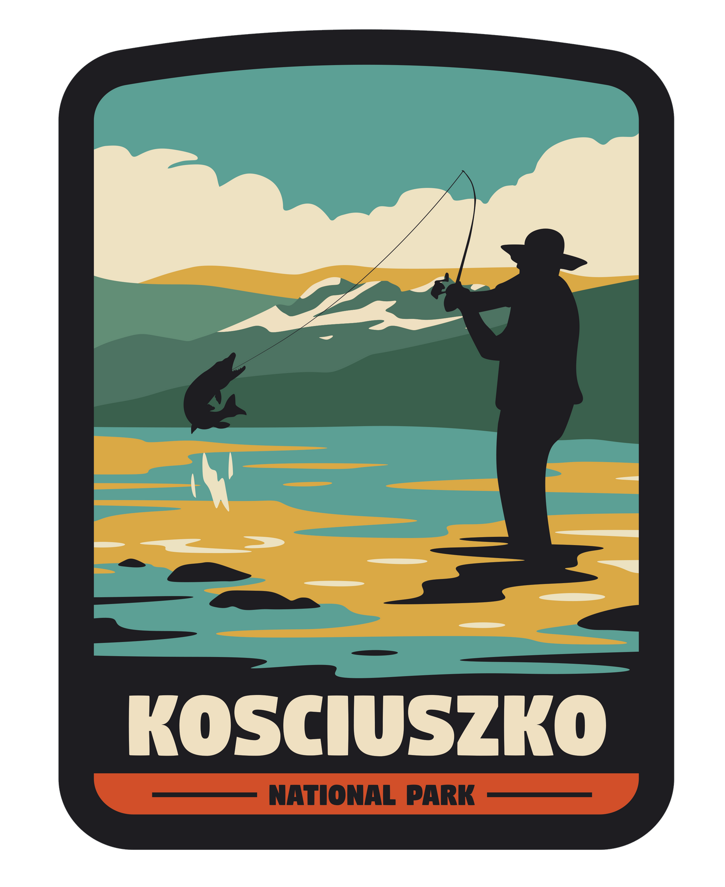 Kosciuszko National Park Sticker