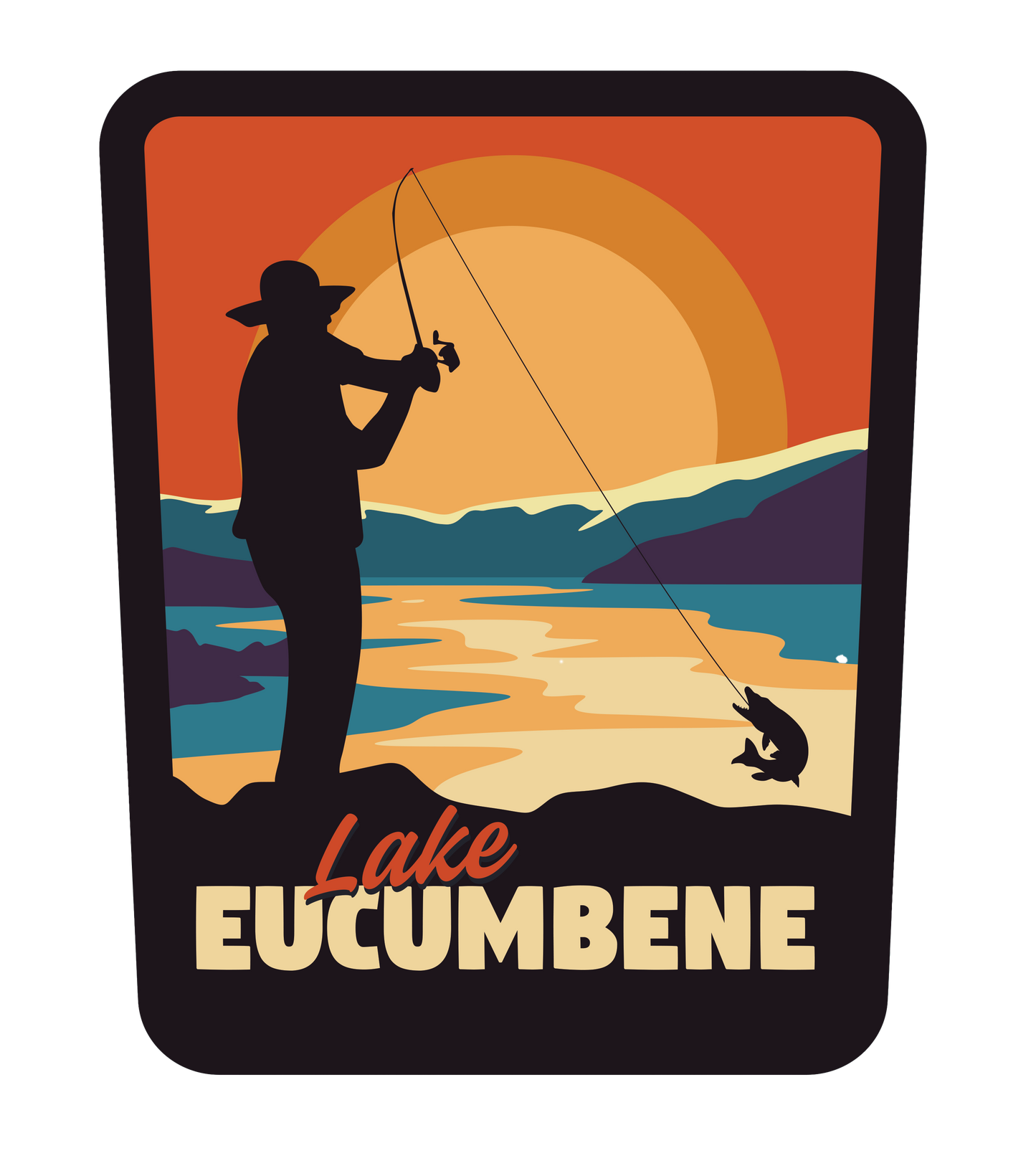 Lake Eucumbene Sticker