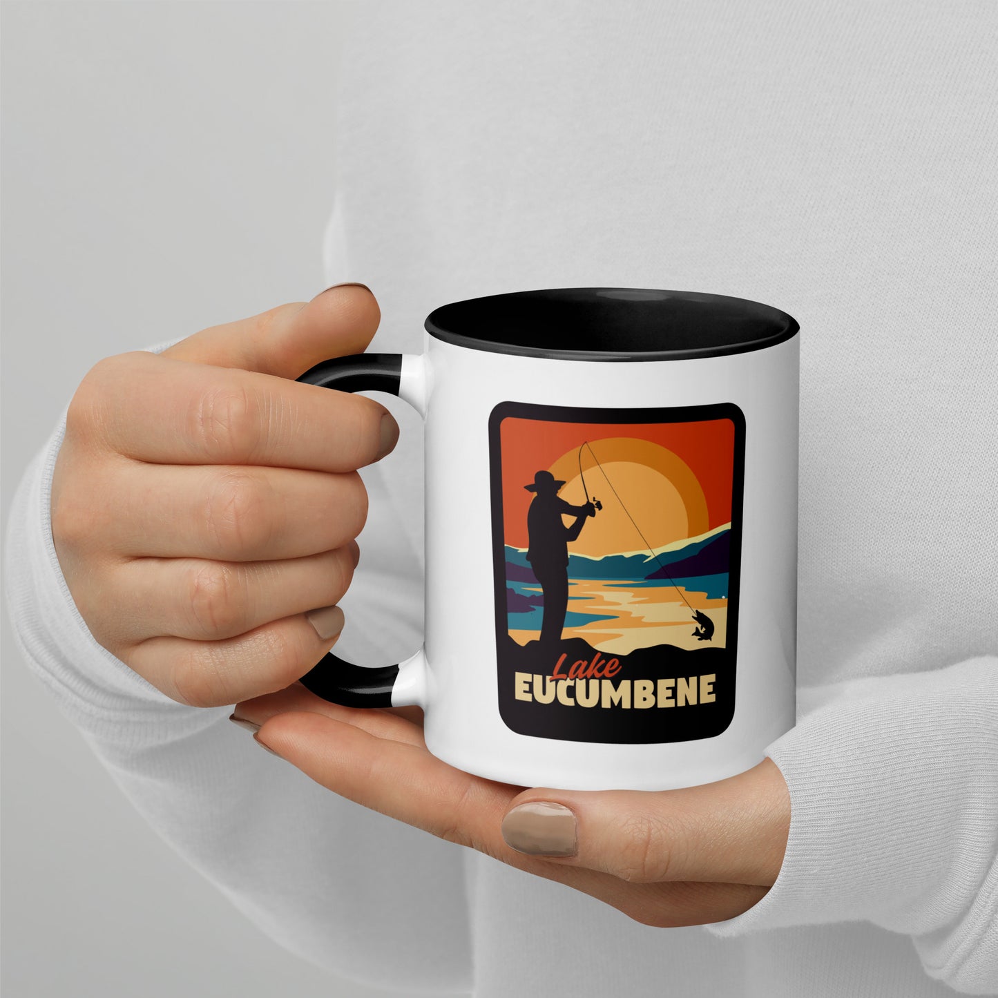 Lake Eucumbene Mug with Colour Inside