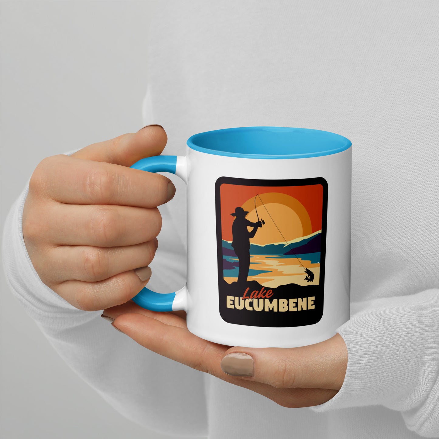 Lake Eucumbene Mug with Colour Inside