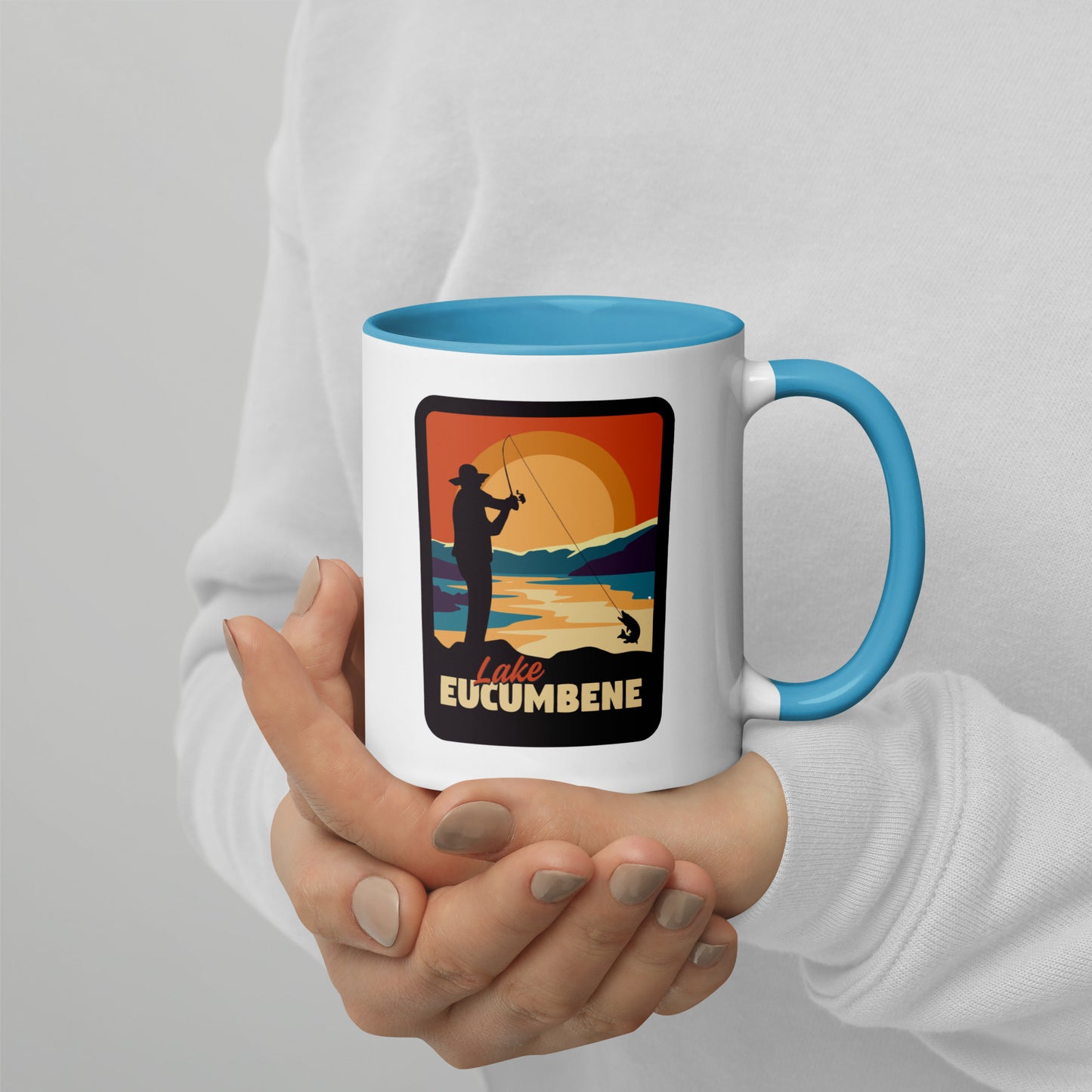 Lake Eucumbene Mug with Colour Inside