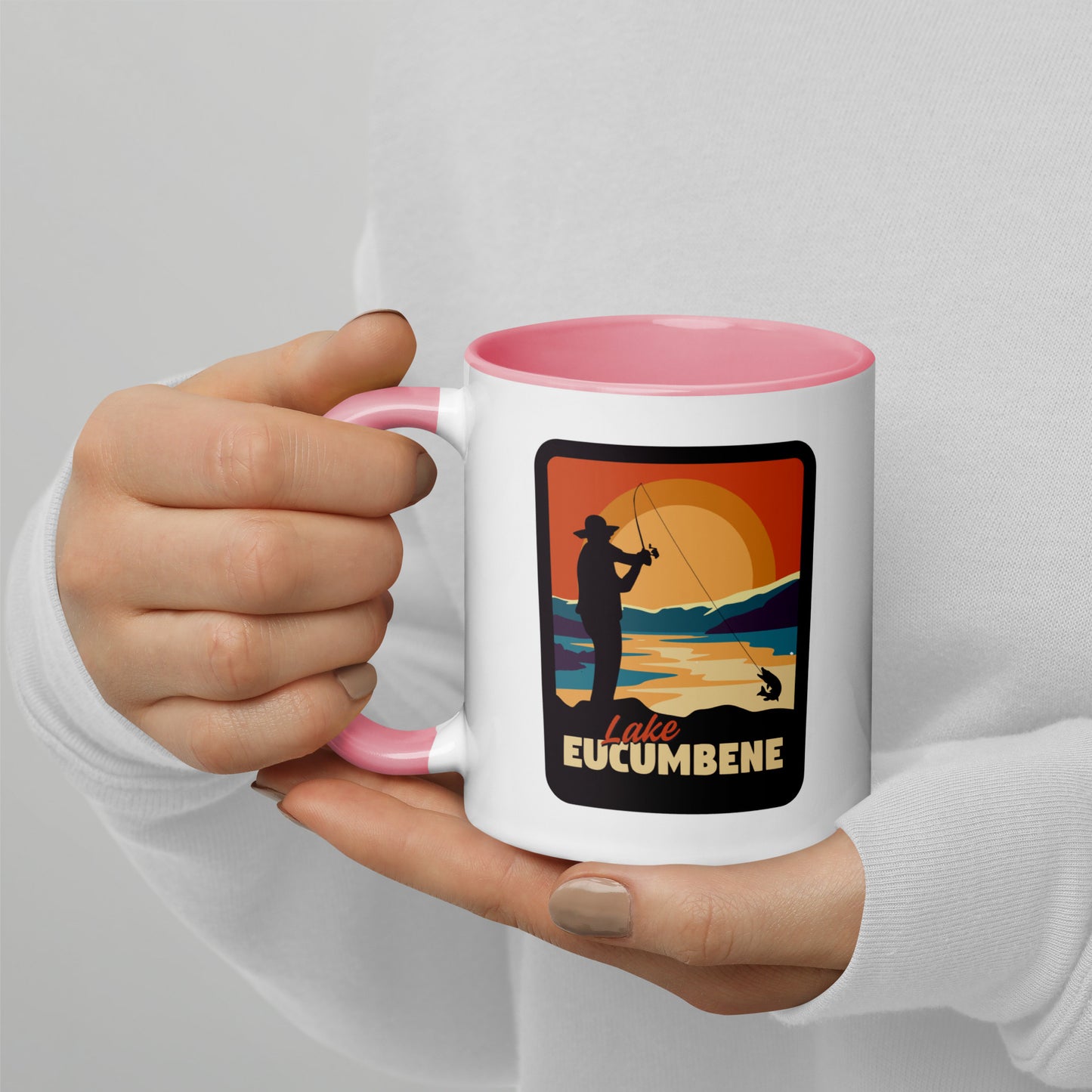 Lake Eucumbene Mug with Colour Inside