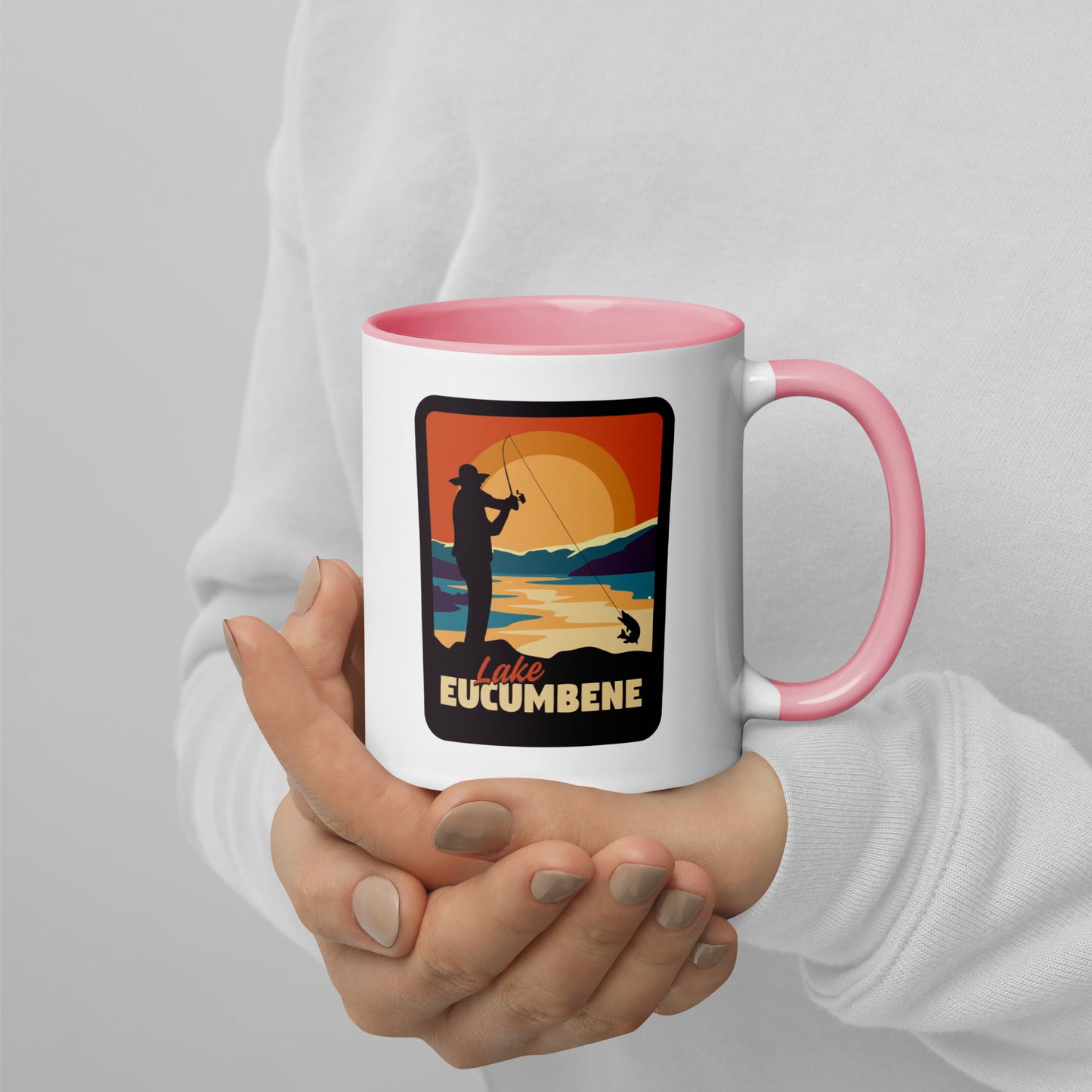 Lake Eucumbene Mug with Colour Inside