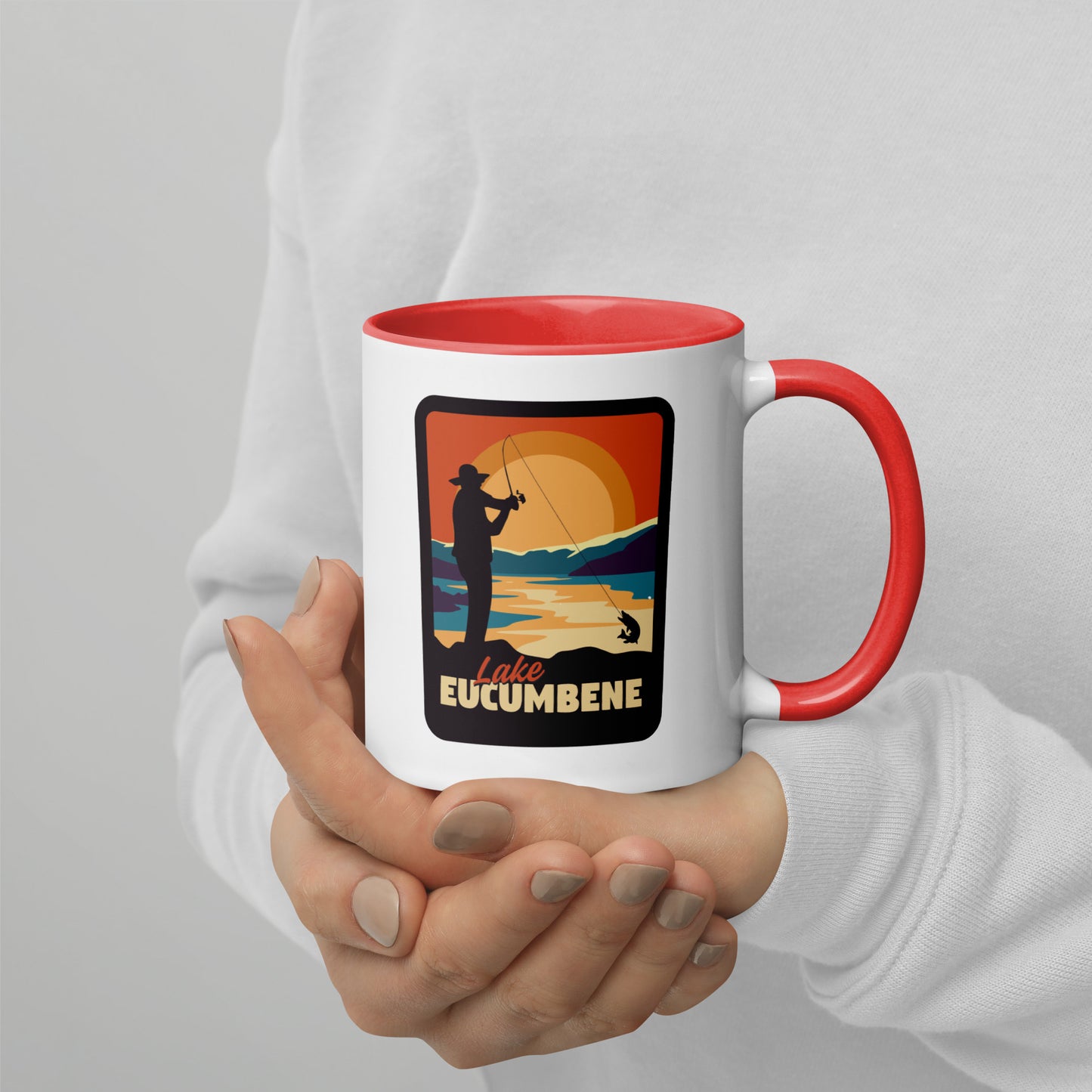 Lake Eucumbene Mug with Colour Inside